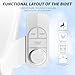 SAMODRA Non-Electric Bidet - Self Cleaning Dual Nozzle (Frontal and Rear Wash) Fresh Water Bidet Toilet Seat Attachment with Independent Adjustable Water Pressure (Classic White)