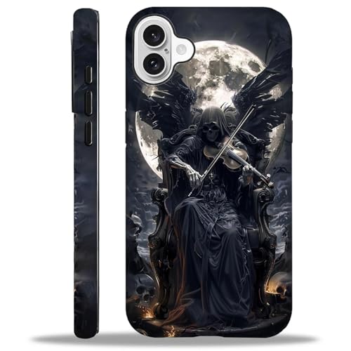 Coque iPhone 16 silicone souple avec protection intégrale motif ailes de violon