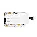 ALAZA Gänseblümchen-Blumen-Frühlings-Sommer-Blumen Luggage Tag PU-Leder-Tasche Tag Travel Koffer ID Identifier-Gepäck-Aufkleber