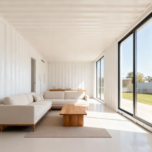 20ft White Modern Tiny House with 2 Bedrooms,1 Full Bathroom & 1 Kitchen - Ready-to-Use Portable Home for Camping,Backyard Retreat & Small Living Needs - Image 4