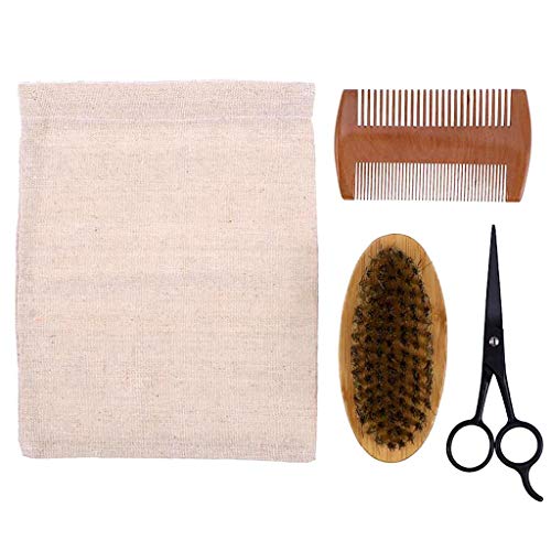 Kustom Factory Barber Kit Burste hout & schaar