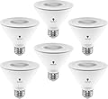 6 Pack PAR30 Short Neck LED Flood Light Bulb 10W 75 Watt Equivalent 850 Lumens Waterproof E26 4000K Cool White Super Bright PAR30 LED Bulb for Security, Led Spotlight Bulb Led Recessed Light Bulbs