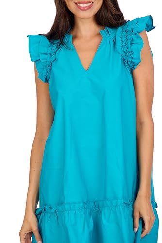 Image of Mud Pie Women's Mud Pie Women's Riggs Ruffle Dress