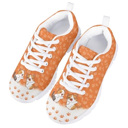 Boys Girls Mesh Tennis Shoes Animal Print Sneakers Casual Travel Walking Shoes Non Slip Breathable Sports Running Shoes US 11-5