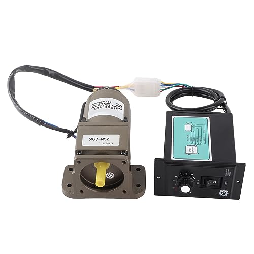 Moteur à engrenages AC 220V 6W réversible et asynchrone monophasé à vitesse réglable