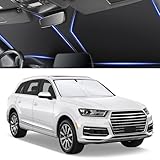 SINGARO 300T Universal Car Windshield Sun Shade, Foldable Reflective for Windshield & Window Shades with Overlapping Design, Car Interior Accessories (55' L x 26.7' W)