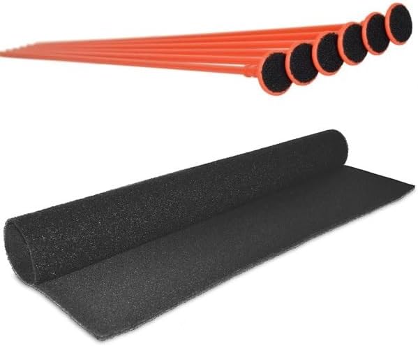 Amazon.com: Gun Storage Solutions Rifle Rod 6 Pack Orange and 19"x15 ...