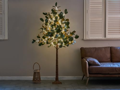 LITBLOOM-Lighted-Magnolia-Tree-6FT-280-LED-Fairy-Lights-Faux-Plant-Tree-with-Lights-for-Indoor-Outdoor-Wedding-Room-Spring-Decoration LITBLOOM Lighted Magnolia Tree 6FT 280 LED Fairy Lights Faux Plant Tree with Lights for Indoor Outdoor Wedding Room Spring Decoration