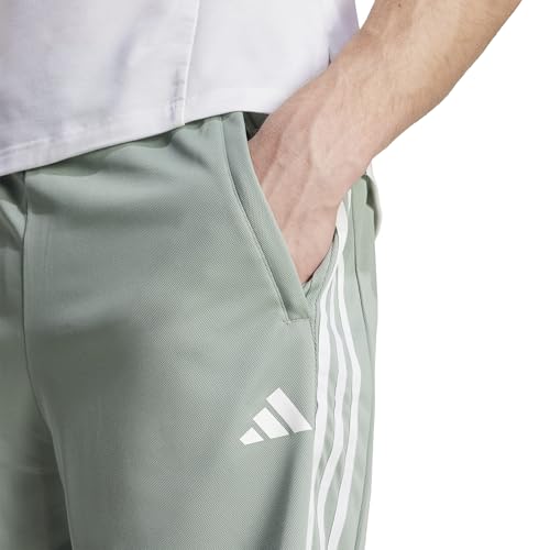 Image of adidas Tr-ES PIQ 3Sho Men Blue Training Shorts Size -