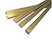 Brass Flat Bar 6mm x 25mm x 5.91 inch / 150mm Long, 1 Pcs C360 Rectangle Square Metal Solid Brass Bars Stock for Knife Making, Craft Hobby from Bopaodao, L: 5.91 in / 150mm
