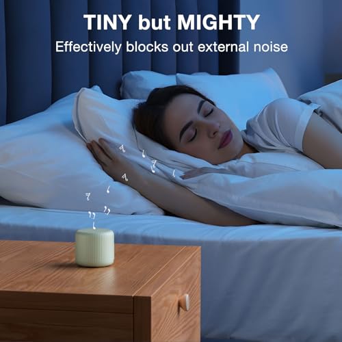 Image of White Noise Machine Baby Portable Sound Machine,LEICEX Travel Sound Machine,15 Non-Looping Sound Timer and Memory Play, Mini White Noise Machine for Sleeping Office Travel (Mint)