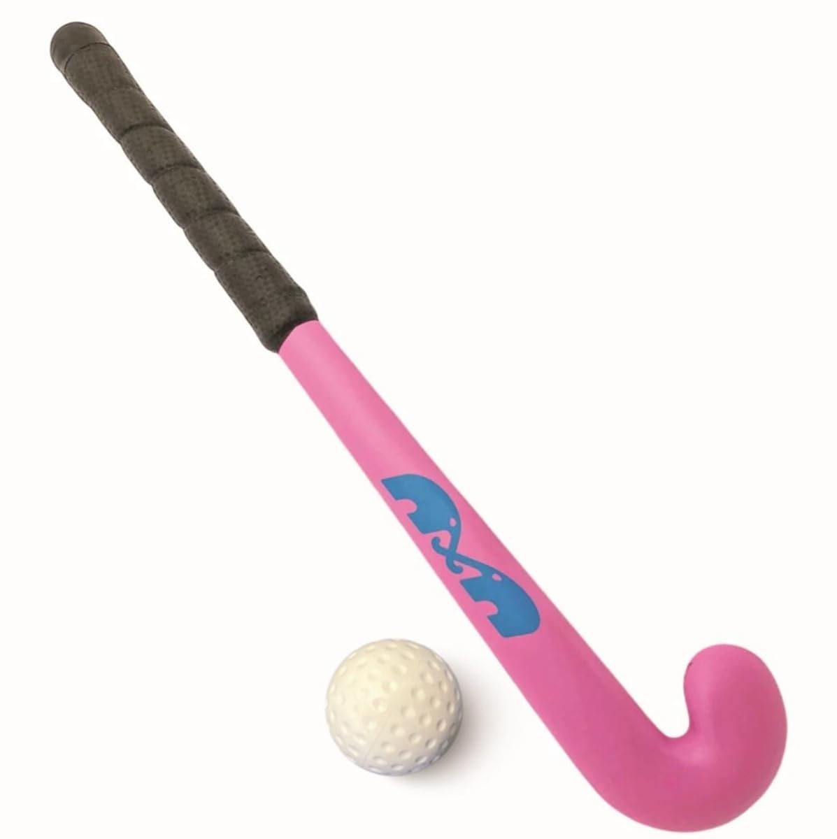 TK 18" Mini Hockey Stick Set - Stick and Ball Set - Suitable for Autograpgh - Pink