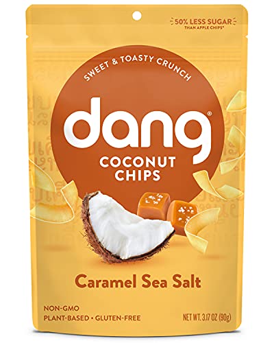 Dang Toasted Coconut Chips, Caramel Sea Salt, 3.17 Ounce