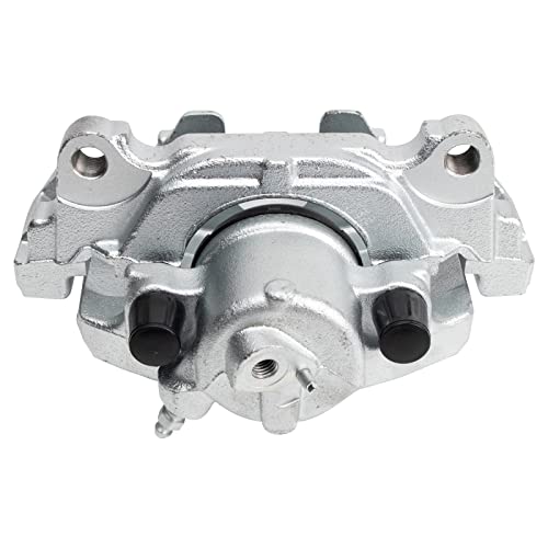 Image of TRQ Front and Rear Brake Caliper Set Zinc Coated Brackets Hardware Compatible with 2012-2013 Volkswagen Beetle 2010-2014 Volkswagen Golf GTI Jetta