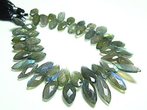 Rang de Labradorite LKBEADS marquise pour remplacer des pierres sur bijoux anciens