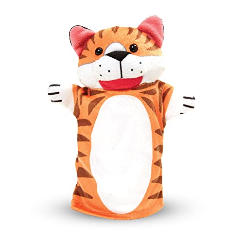Melissa & Doug Zoo Friends Hand Puppets (Set Of 4) - Elephant, Giraffe, Tiger, And Monkey #TOP6