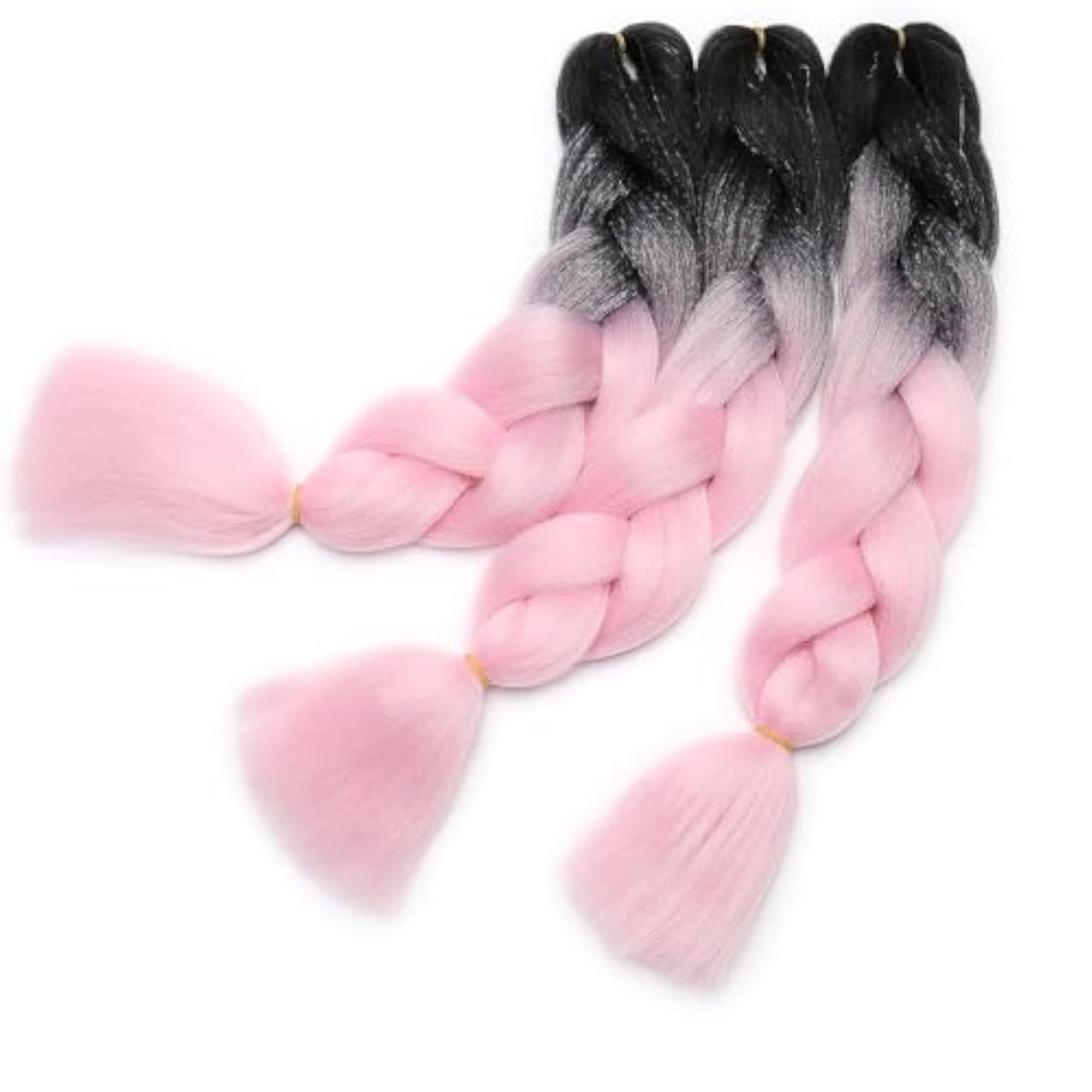 Synthetic Crochet Braids Ombre Box Twist Braids Jumbo Extensions