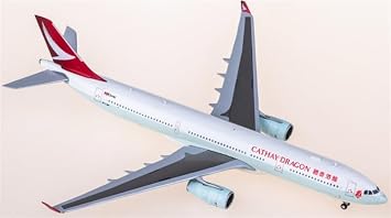 moderu for JC Wings for Cathay Dragon for Airbus A330-300 B-LBK 1400 Aircraft Pre-built Airliner Model Display