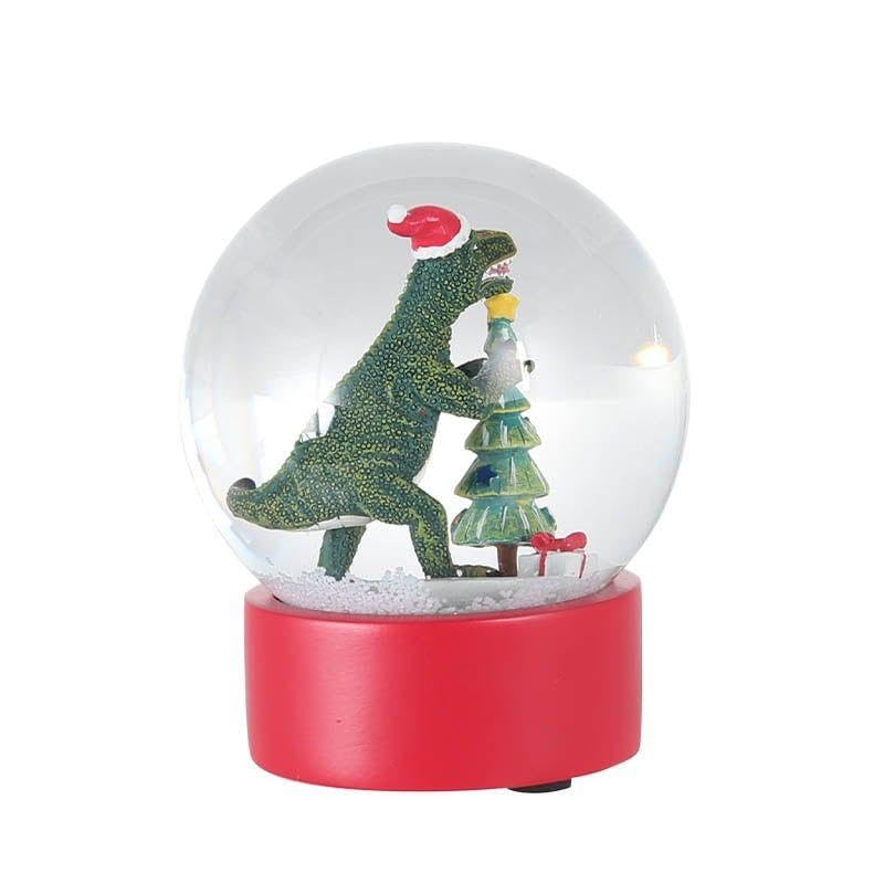 Amazon.co.jp: 限定 クリスマス スノードーム 恐竜 ツリー