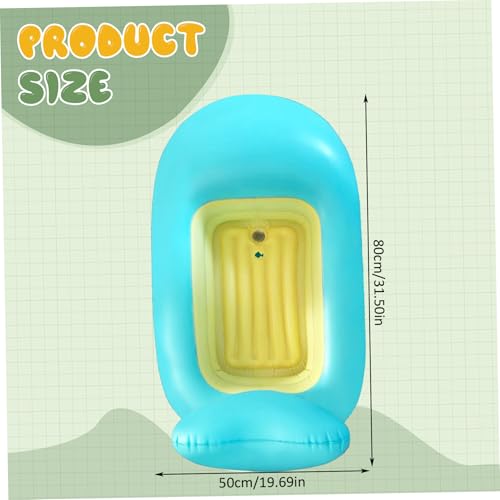 Baignoire bébé gonflable avec port drainage pour un bain sécurisé - 6