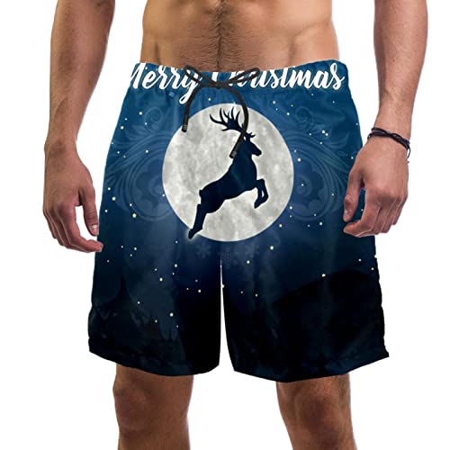 Maillot de bain homme Noël pour s'amuser à la plage en hiver