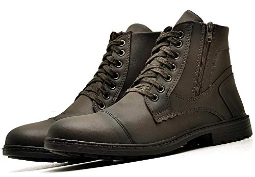 Bota Coturno Com Relógio Masculino JUILLI Adventure R501DB Tamanho:40;cor:Marrom;gênero:Masculino
