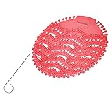 FreshScape Premium Urinal Screen Deodorizer and EasyRemover Tool (10 Pack) Urinal Cakes with Anti-Splash and Universal Fit Urinal Mats Bathroom Deodorizers, Restaurants, Offices, Schools, Warehouses