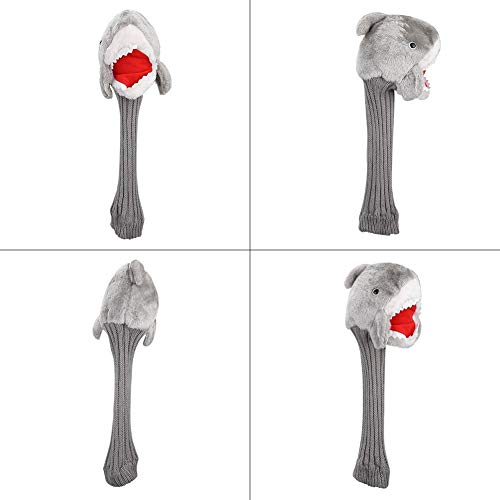 Maxmartt Universal Shark Head Animal Golf Wood Driver Head Cover Headcover Protector