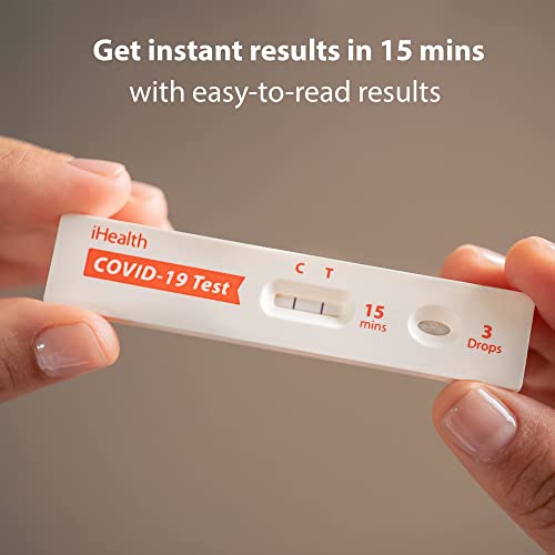 Image of iHealth COVID-19 Antigen Rapid Home Test, 5 Tests, FDA Authorized OTC
