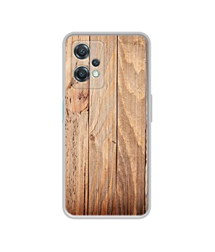 Image of Wooden Texture Design Printed Silicon Soft TPU Back Case Cover for OnePlus Nord CE 2 Lite 5G