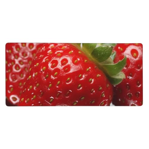 Tapis de souris de jeu étendu étanche et imperméable rouge