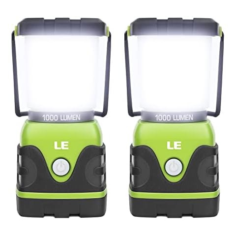 LE Camping Lantern with Long Battery Life Cover