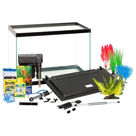 Tetra 20 Gallon Aquarium Kit with LED Lighting and Decor Cover