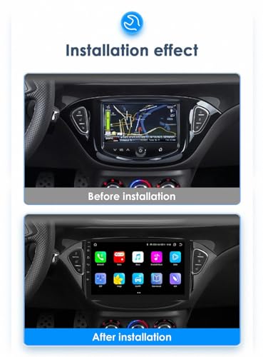 Pantalla Carplay coche inalámbrica Opel Adam 2013-2016 con Android Auto y Bluetooth 2