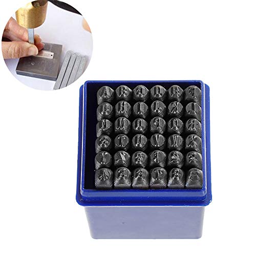 Wovelot Lot de 2 chiffres en acier au carbone et métal pour lettres de l'alphabet0-22,9 cm et alphabetAz 58 mm x 6 m