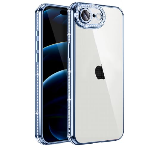 MuZiF iPhone 17e �p �P�[�X �N���A ���b�L���H �L���L�� �w�ʑS���� �T���E���h�����Y�ی� �J�����ی� TPU �\�t�g�P�[�X �����Čy�� ���� �l�C �ϏՌ� �g�уJ�o�[ ���b�v�z�[���t�� �A�C�t�H�� 17e �p �X�}�z�P�[�X (iPhon