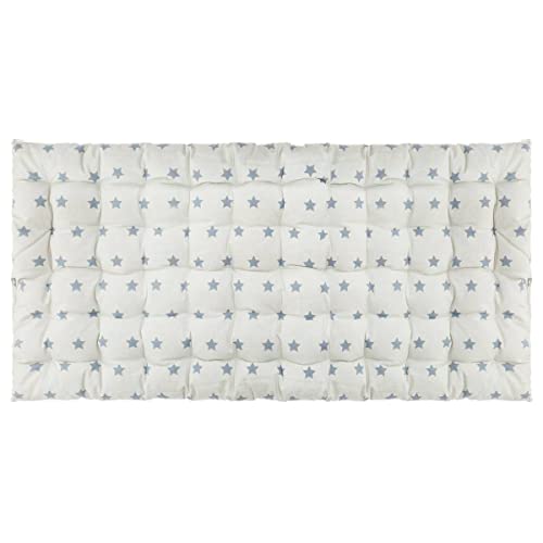 ATMOSPHERA CREATEUR D'INTERIEUR ATM-127338A Atmosphera-Matratze, Bodenkissen, Baumwolle, 60 x 120 cm, Blau