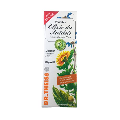Dr. Theiss Élixir du Suédois 39° | Action stimulante sur la digestion | Recette originale de Maria Treben, 350 ml Cover