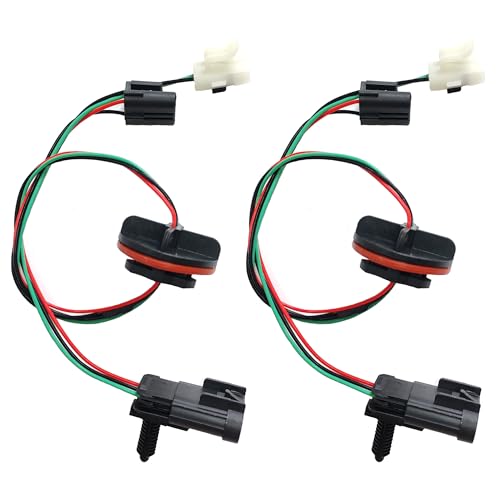 CYDZSW 2Pcs Car Headlight Wiring Harness Compatible with 2010/2011/2012/2013/2014/2015/2016/2017 Dodge Ram 1500/2500/3500/4500/5500,Headlight Wire Harness OEM 68193062AB,68193062AA(2Pcs)