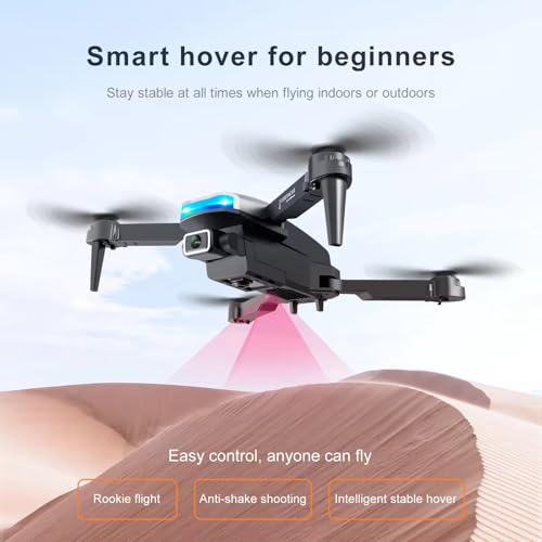 Image of Heattack Olly'S-Drone-With-4K-Camera-Wifi-FPV-1080P-HD-Dual-Foldable-RC-Drone-Altitude-Hold-Headless-Mode-Visual-Positioning-Auto-Return-App-Control-Multicolor-4 (DN6)