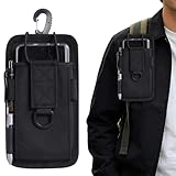 Handy Gürteltasche mit Bankkartenfach,Handytasche Gürtel für iPhone 17 16 15 14 13 12 Pro Max,Tragbare Rucksack Handytasche für Bergsteigen Wandern,Outdoor Handyhülle für Galaxy S25,S24,S23,S22 Ultra