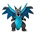Ruiodr 9,5 Pouces Mega Charizard X Jouet en Peluche Mega Evolution X & amp; Y Charizard Peluche Douce poupée Cadeau de Dessin animé pour Les Enfants