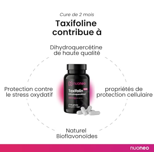 nuoneo Taxifoline 100 mg – Dihydroquercétine – 60 gélules véganes – vue 3