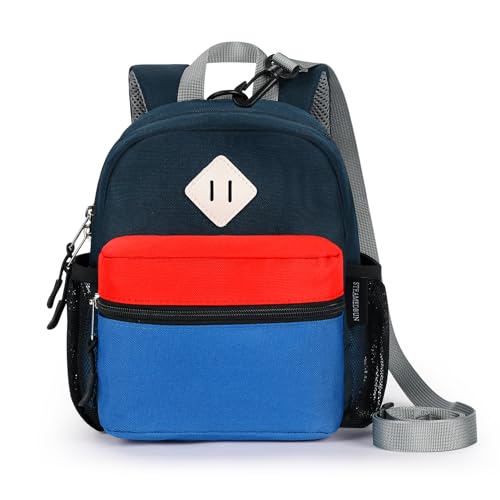 Image of STEAMEDBUN Toddler Backpack Leash - Anti-Lost Harness Backpack for Boys Girls 1-3 - Blue