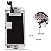 FFtopu iPhone 6s Plus Screen Replacement, LCD Display & Touch Screen Digitizer Replacement Full Assembly with Home Botton, Front Camera, Earpiece, Protector and Repair Tools (iPhone 6s Plus, White)