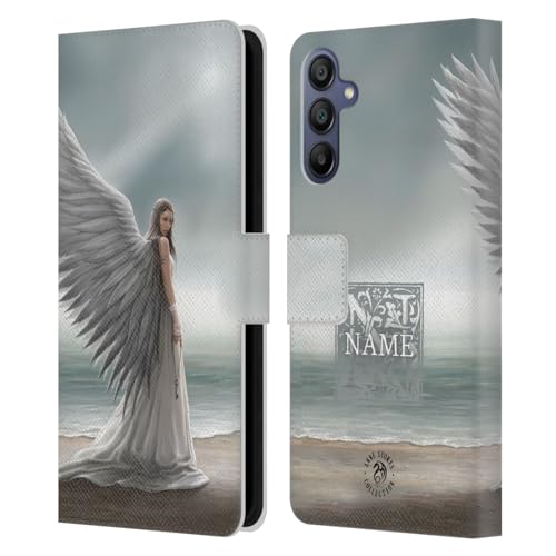 Coque en cuir à portefeuille pour Samsung Galaxy A15 Anne Stokes Guide Spirituel