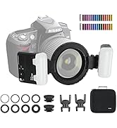 Godox MF12 MF12-K2 Macro Flash, Macro Twin Flash Lite, 12w 2.4G Wireless Control Off Camera Flash...
