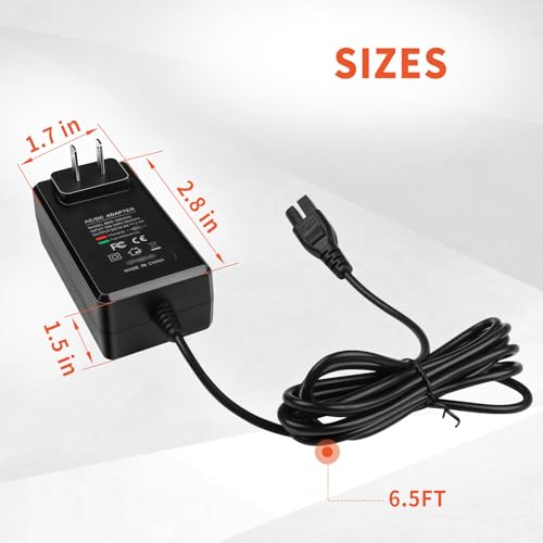16.8v Power Charger for Aiper Scuba S1 Cordless Automatic Wall Mounted Pool Cleaning Robot Fast Compatible with Aiper Scuba S1 E1 14.4V Li-Ion Battery Robot Pool Vacuum Cleaner Adapter Cord — view 2