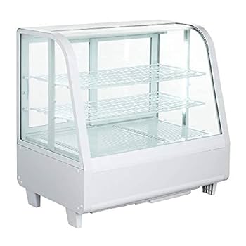 Amazon | Hijiru 卓上冷蔵ショーケース100L/ホワイト【HJR
