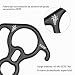 Imagen de SOB Rescue Figura 8 Anillo Cuerda 40KN Escalada Descender Aleación de Aluminio de magnesio Belay Dispositivo con Bent-Ear Rappelling Gear para al Aire Libre Rock Escalada